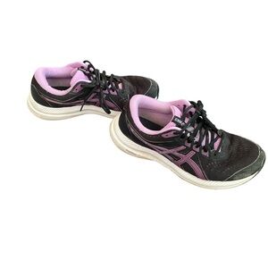 ASICS Women's Black and Purple Sneakers size 8.5